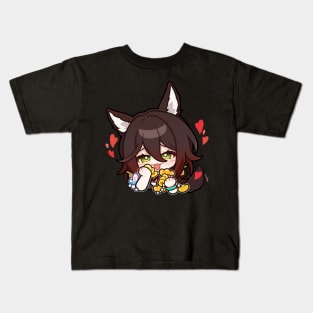 Honkai Star Rail Chibi Tingyun Kids T-Shirt